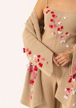 SS-2542 жилет женский бежевый - Mozart фото 2