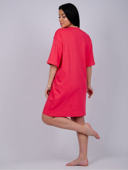 Сорочка Беверли синий, интерлок пенье - Малина фото 10