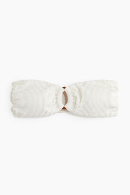 Top de bikini bandeau con relleno