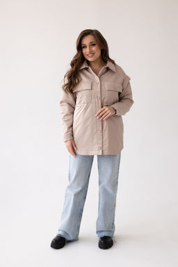 Куртка женская демисезонная 23983 (бежевый) - Kankan фото 9