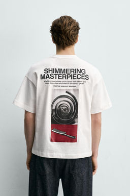 CAMISETA ESTAMPADO FOTOGR?FICO / Blanco - Zara фото 3