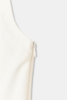 VESTIDO HALTER VUELO / Blanco roto - Zara фото 5