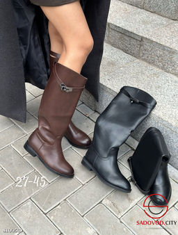 Сапоги женские высокие еврозима