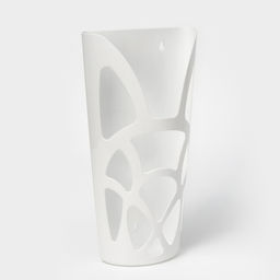 Корзина для пакетов IDEA «Геометрия», пластик, 18×9×35 см, белая