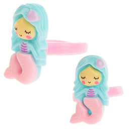 Набор украшений Русалочка (браслет, кольцо и клипсы) в пакете - Кнр фото 2