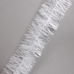 Цена за 10 шт. Мишура 2 м 11 см "Хлопья снега", Белый