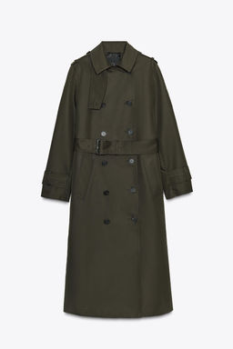 WATER REPELLENT DOUBLE-BREASTED TRENCH COAT ZW COLLECTION - Zara фото 6