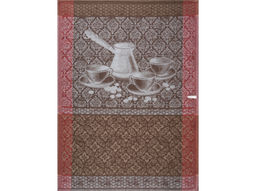 07с-39ЯК 50*70 Полотенце Кофе с туркой цв. голубой - Твой стиль фото 2