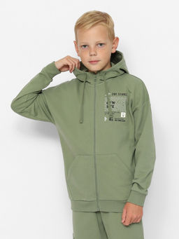 CRB wear/CWJB 63670-35-383 Толстовка для мальчика,хаки/Ex.Cherubino