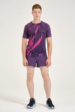 Шорты текстильные Фиолетовый