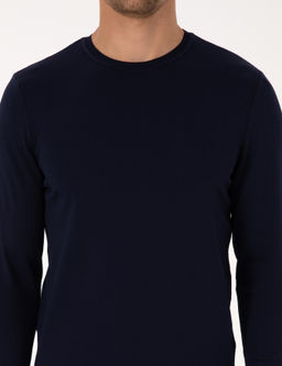 Lacivert Slim Fit Bisiklet Yaka Triko Kazak - Pierre cardin фото 6