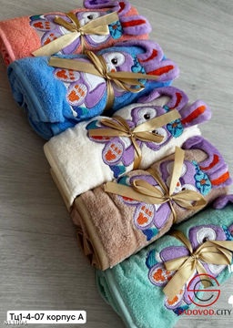 Набор полотенец 5 шт с рисунком