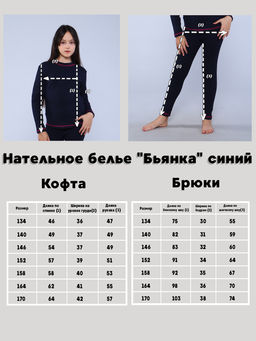 Термобелье "Бьянка" синий