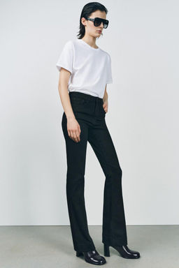 ZW COLLECTION BOOTCUT MID-WAIST JEANS - Zara фото 11