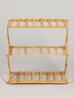 Подставка для цветов Greengo, 3 полки, 50×25×46 см, напольная, бамбук