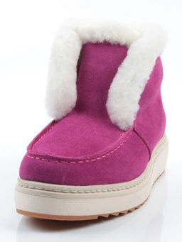 04-5603-3 CRIMSON Ботинки зимние женские (натуральная кожа, 100% шерсть)