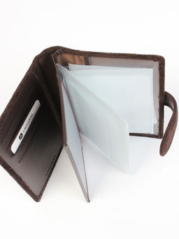 LACCOMA обложка для авто документов LA-3090-З-темно-коричневый натуральная замша фото 6