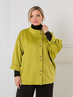 NOVITA Жакет 1425 из облегченного драпа фото 2