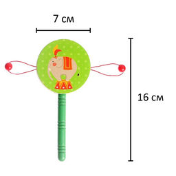Цена за 3 шт. Колотушка «Зверята» МИКС