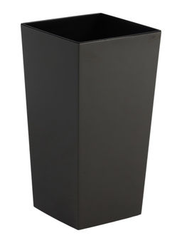 Кашпо со вставкой 19х19х36 см (вставка 4,5 л) "ЖАСМИН 2" графит