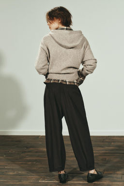 CHECK TROUSERS WITH DARTS - Zara фото 11