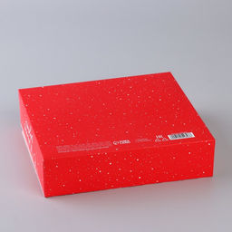 Цена за 2 шт. Коробка новогодняя складная Снегири на ветке 20 х18 х 5 см - Дарите счастье фото 4