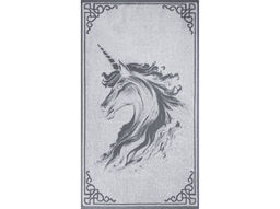 Полотенце махровое 6с103.412ж1 Огненный единорог(графит5) 50х90см