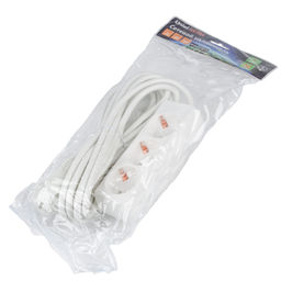 S-GCU3-5 WHITE Удлинитель серии Ultra, шнур 5м., 3 гнезда, 16A, с/з. Белый. TM Uniel
