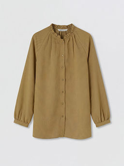 ?izgili Oversize Kad?n G?mlek Tunik