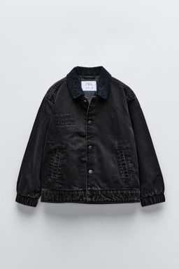 EMBROIDERED DENIM JACKET - Zara фото 2