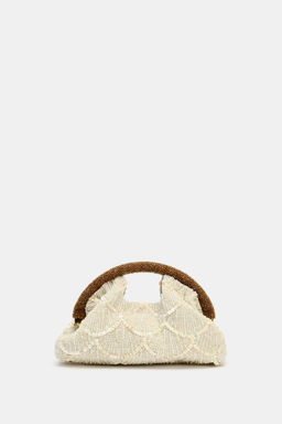 BOLSO CLUTCH APLIQUES / Crudo - Zara фото 2