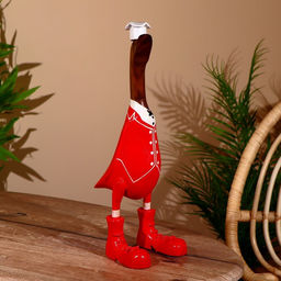 Сувенир «Утка - поварёнок», 50 см, дерево