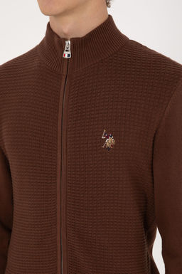 Erkek Kahverengi Basic Triko H_rka Sepette S_rpriz _ndirim - U.s. polo assn фото 7