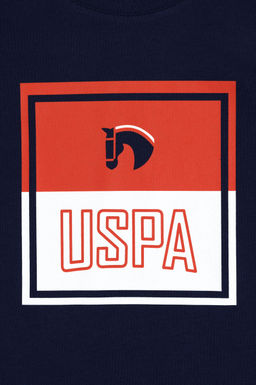 Футболка U.S. Polo Assn для мальчиков хлопок темно-синяя фото 6