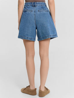 Шорты женские джинсовые синие - Mark formelle фото 3