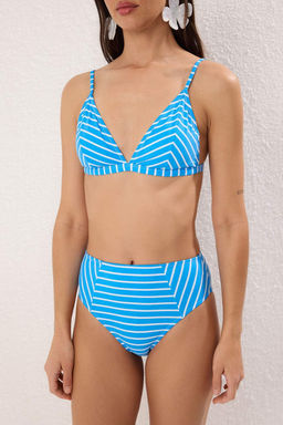 Trendyolmilla Cizgili Ucgen Regular Bikini Tak?m? TBESS25BT00196  фото 3