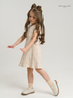 Платье Лето лапша кофейные сердечки