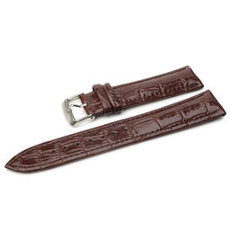 Ремешок для часов натуральная кожа коричневый C11-12dark-brown