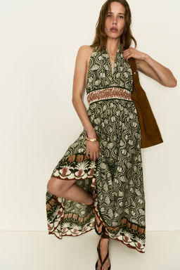 Vestido halter con vuelo - H&m фото 4