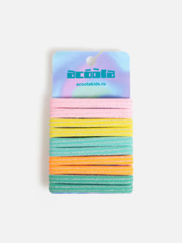 ACOOLA / Набор из 10 резинок для волос дет. Nunko цветной