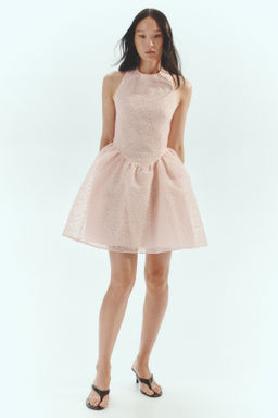 Vestido halter bordado - H&m фото 5