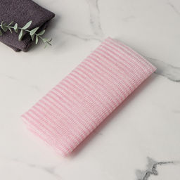 Цена за 12 шт. Мочалка для тела Доляна «Японская», 90 см, в полоску, МИКС