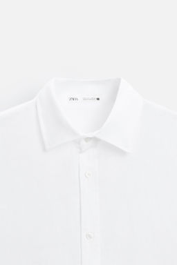 100% LINEN SHIRT - Zara фото 8