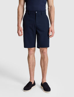 Lacivert Slim Fit Dokuma _ort