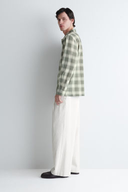 CAMISA DE ALGOD?N A CUADROS - H&m фото 4