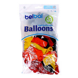 Воздушные шары латексные 14" «С днём рождения!», 25 шт., МИКС