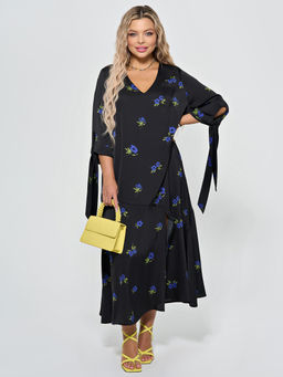 Платье 0370-1п черный