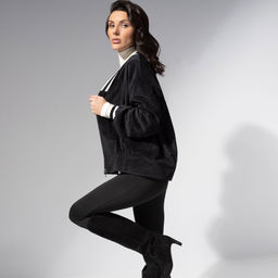 Бомбер из вельвета на подкладе, Модная стратегия - Charutti фото 4