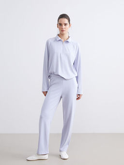 Dik Yaka Oversize Kad?n Sweatshirt