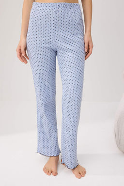 Beyaz %100 Pamuklu Cicekli Baby Overloklu Fitilli/Pointel Orme Pijama Tak?m? THMSS26PT00012 - Trendyolmilla фото 28